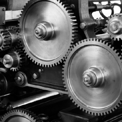 Gears turning